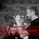 Mini Pocket ABS Bb Saxophone with Alto Mouthpiece+2 Reeds Woodwind Instrument