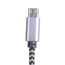 3pcs 2A Fast Charging Data Sync Cable 1.8m Micro USB Cables Nylon Braided Lines