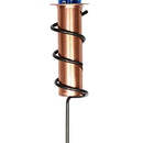 Spiral Lawn Rain Gauge Outdoor Copper Accurate Floating Rain Meter for Outdoors