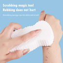 Bath Soft Sponge Body Exfoliating Dead Skin Massager Cleaning Brush (White)
