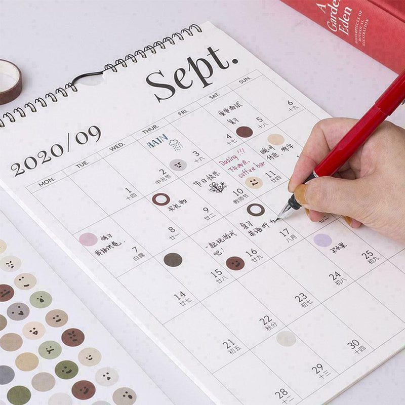 2022 Simple Wall Calendar Weekly Monthly Planner Agenda Q7L0 Organizer Home H3X3