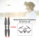 2 Pairs Quick Release Propellers Low-Noise Drone Blades for DJI Air 2S Newly