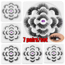 Lashes False Eyelashes Eye Lashes Extension Thick Cross 6D Faux Mink Hair