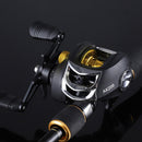 8kg Drag Strong Brake Low Profile Baitcasting Fishing Reel Metal Fishing Tackle