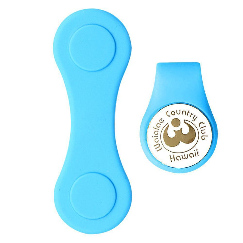 Golf Hat Clip Magnetic Golf Ball Marker for Position Calibrating (Light Blue)
