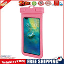 Waterproof Swimming Underwater Mobile Phone Protective Pouch Bag (Pink)