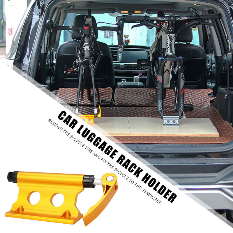 Mountain Bike Portable Bicycle Front Fork Quick Release Fixed Clamp Stand Holder