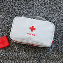 First Aid Kit Emergency Portable Outdoor Survival Medical Bag (Gray White) Newly