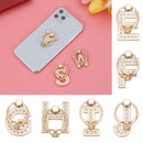 Diamond Luxury 360 Rotation Finger Ring Holder Letter Phone Stand Car Bracket