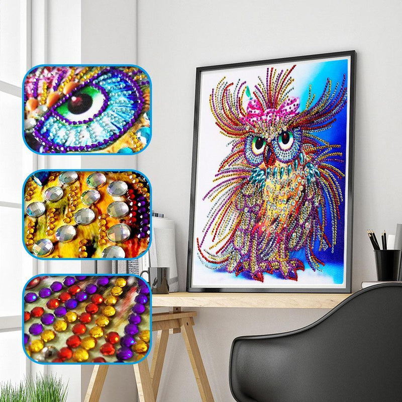 5D DIY Bird Diamond Painting Special Shaped Embroidery Mosaic Cross Stitch