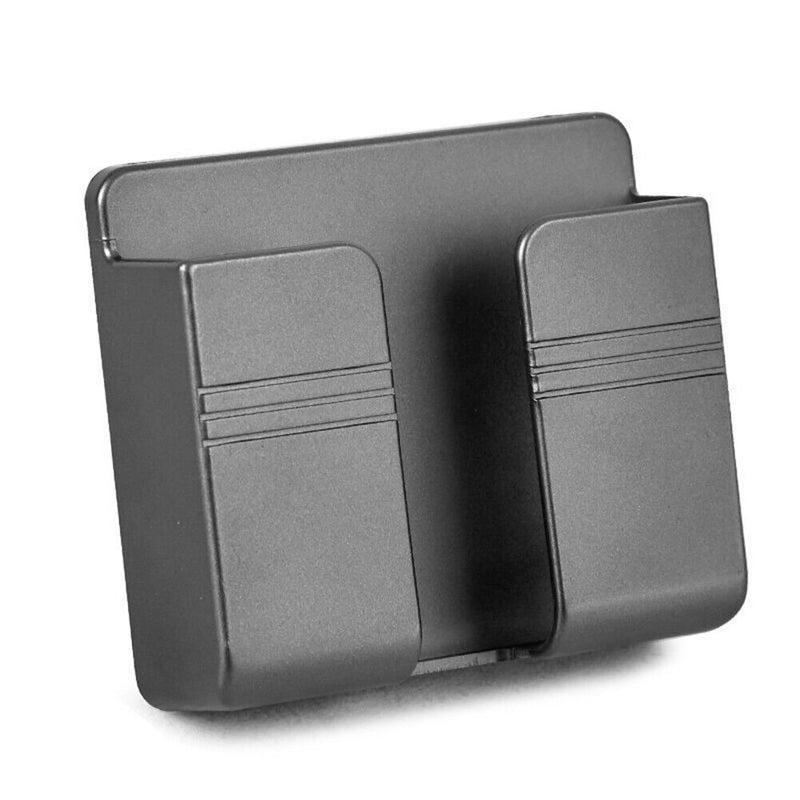 Wall Mounted Mobile Phone Charging Organizer Storage Box Stand Rack (Black)