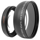 0.45x 52mm Super Wide Angle Macro Lens for Nikon 18-55mm 55-200mm 50mm