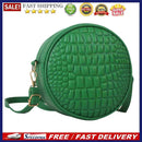 Mini Round Crossbody Bags Women Alligator Leather Shoulder Messenger Handbags