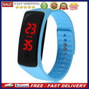 LED Silicone Bracelet Digital Electronic Wristband Unisex Sports Wrist Watches