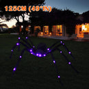 Halloween Decoration Black Spider Haunted House Prop Indoor Outdoor Giant Decor`