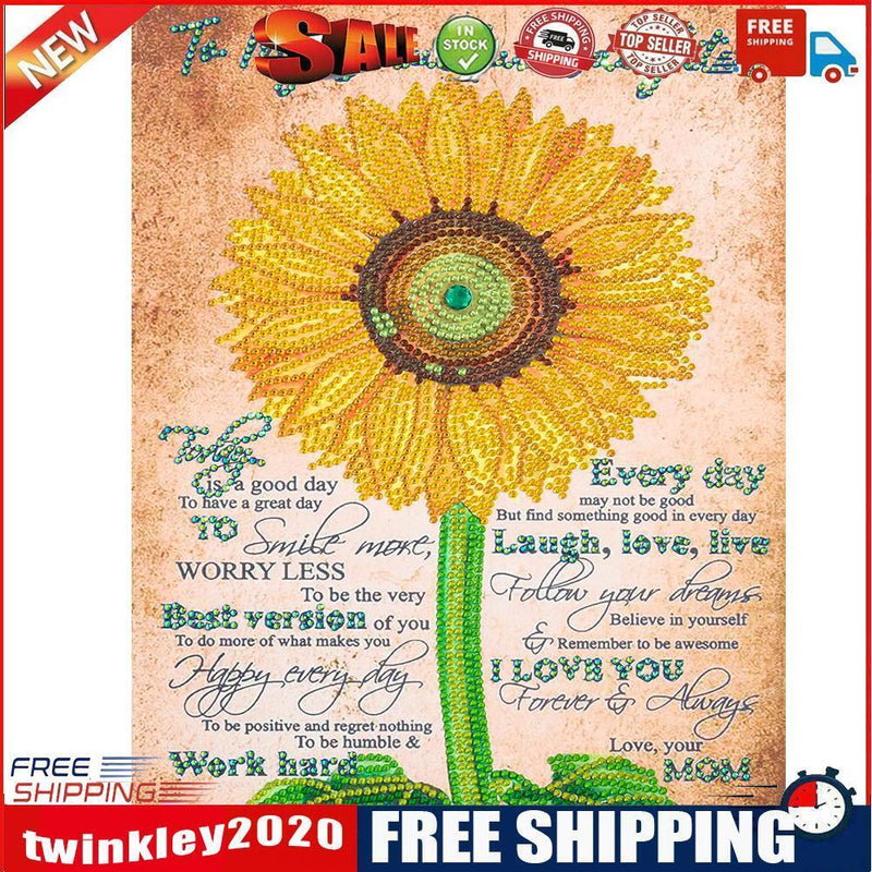 Partial Special Shape Drill Diamond Painting Letter Rhinestone Draw (AK055)