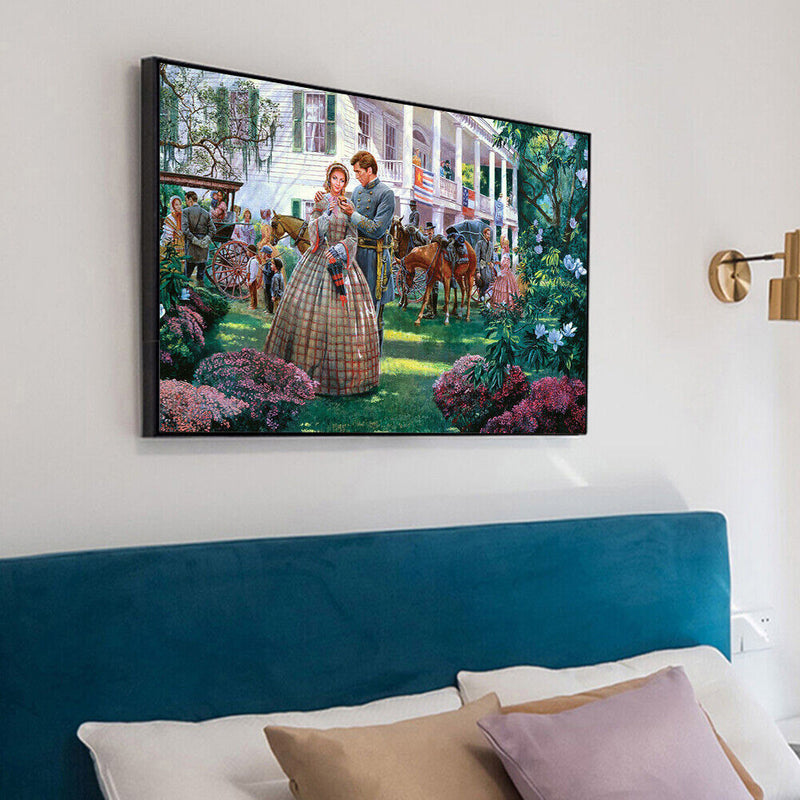 Family Gathering 50x40cm Oil Paint By Numbers DIY Painting M734
