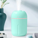 330ML Mini Ultrasonic Humidifier Silent USB Essential Oil Diffuser (Green)