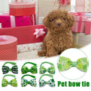 Dog Bow Tie - Adorable Dog Cat Irish Lucky Shamrock Collars for St. Patricks