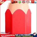 Pen Vase Makeup Brush Holder Stationery Desk Container Office Supply (Red) Newly