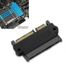 SFF-8482 SAS To SATA 22 Pin Angle 180 DegreeHard Disk Adapter Converter W9 7Y6R
