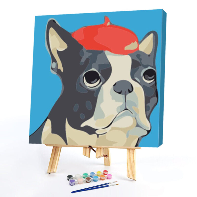DIY Oil Coded Picture Hand Painted Animals Painting Kit by Numbers Decoration
