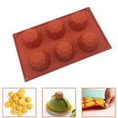 Silicone Baking Molds 6-Cavity Diamond Chocolate Mousse Cake Pastry DIY Mould
