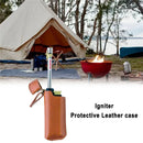 Igniter Holster Outdoor Camping Igniter Protective Storage Bags (A-Caramel)