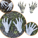 2Pcs Artificial Plastic Hands Halloween Haunted House Decoration Utility~