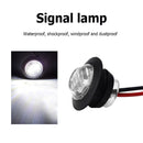 5pcs 12V-24V 3 SMD LEDs Trailer Side Marker Lights Clearance Light (White) Newly