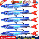 Soft Lures 8cm Wobbler  Head Hook Bait Jig Bass Fishing Tackle (5pcs) Newly