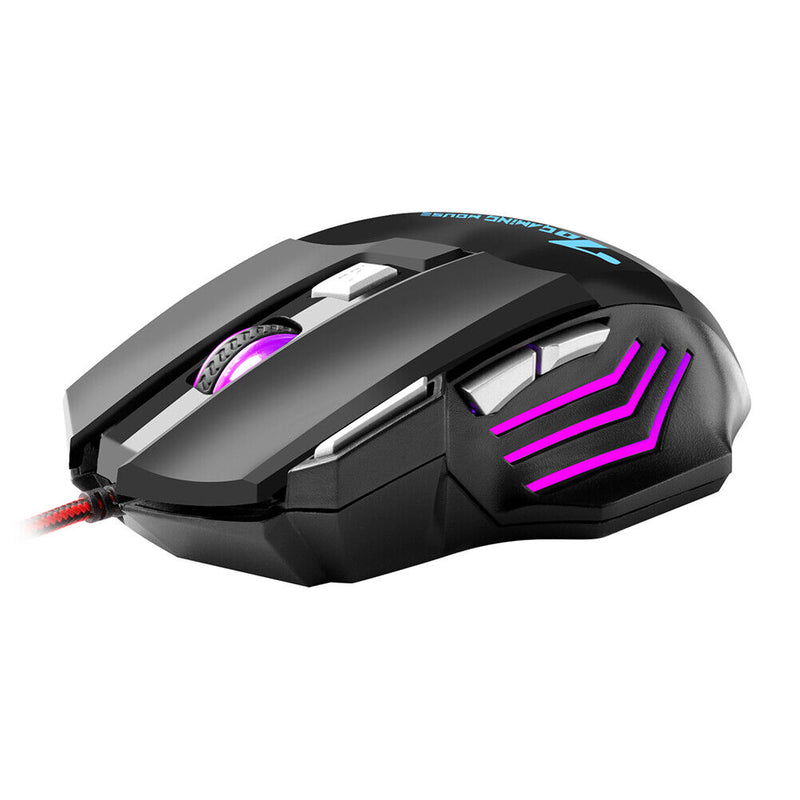 Professional Wired Mouse Mechanical Mouse Gamer RGB Mice for PC Notebooks