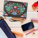 DIY Rooster Special Shaped Diamond Painting Women Wristlet Wallet Zipper Clutch