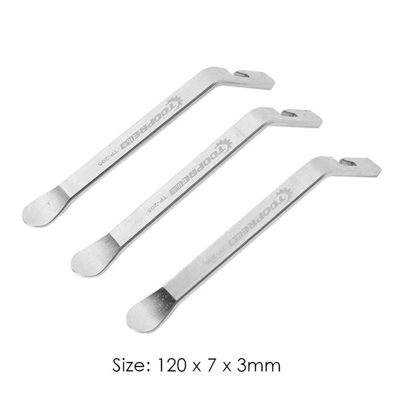 3pcs Curved Stainless Steel Bike Bicycle Tire Levers Remover Repair Tools