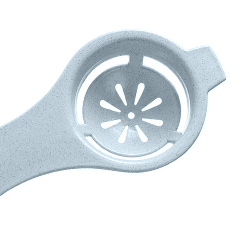Wheat Stalk Egg White Yolk Separator Kitchen Baking Egg Strainer (Blue)