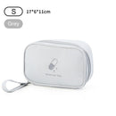 Portable Travel First Aid Kit Medical Bag Emergency Storage Box (Grey S) Newly