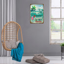#A Summer Tropical Bar Plate Metal Tin Sign Plaque for Pub Club Wall Home Deco