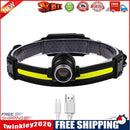 Sensor XPG COB Headlamp Headlight 400LM Waterproof LED USB Working Light