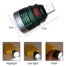 By USB USB Flash light USB Flashlight Ultra Bright 3 modes Mini Zoomable