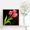 5D Full Round Drill Diamond Painting DIY Pink Tulip Wall Rhinestone Picture