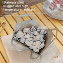 Outdoor BBQ Grill Stove Portable Triangle Camping Picnic Campfire Stoves