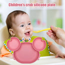 #A Cartoon Children Baby Dishes Safe Sucker Dining Plate Non-slip for Family Sch