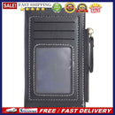 5pcs Women PU Solid Card Holder Money Bag Multi-slot Mini Wallet(Black)