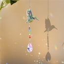 Crystal Diamond Angel Tears Catching Light Hanging Wind Chimes Decor (B) Newly