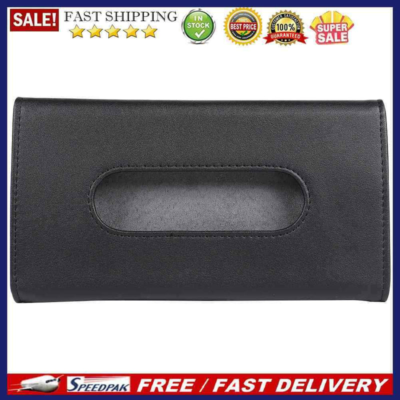 Car Sun Visor Hanging Paper Napkin Storage Box Sun Visor Tissue Cover Universal