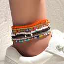 Gifts On The Leg Ankle Bracelet Beach Jewelry Foot Chain Handmade Beaded Anklet