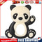 Baby Silicone Teether Cartoon Panda BPA Free Infant Chewing Toys (Black)