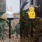 Outdoor LED Solar Snowman Light Garden Landscape Decorations Lawn Ground Lamp