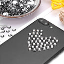 30g 6mm Crystal Rhinestone Acrylic Flat Back for DIY Scrapbooking (Grey)