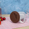 Wheel Shape Silicone Cup Lids Heat-resistant Dust-proof Bowl Cover (Coffee)